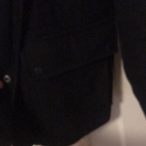 Heavy Calvin Klein designer zip up jacket with olive inner lining and hood - Picture 7 of 12